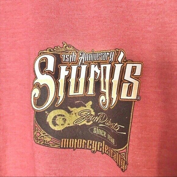 Sturgis Motorcycle Rally Men's Small 75th Anniversary Shirt South Dakota Harley - Picture 6 of 8
